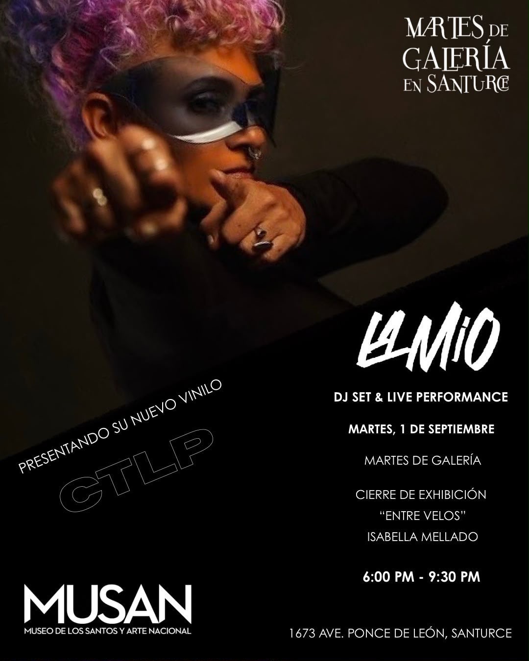 La Mío — DJ Set & Live Performance + cierre de Entre Velos