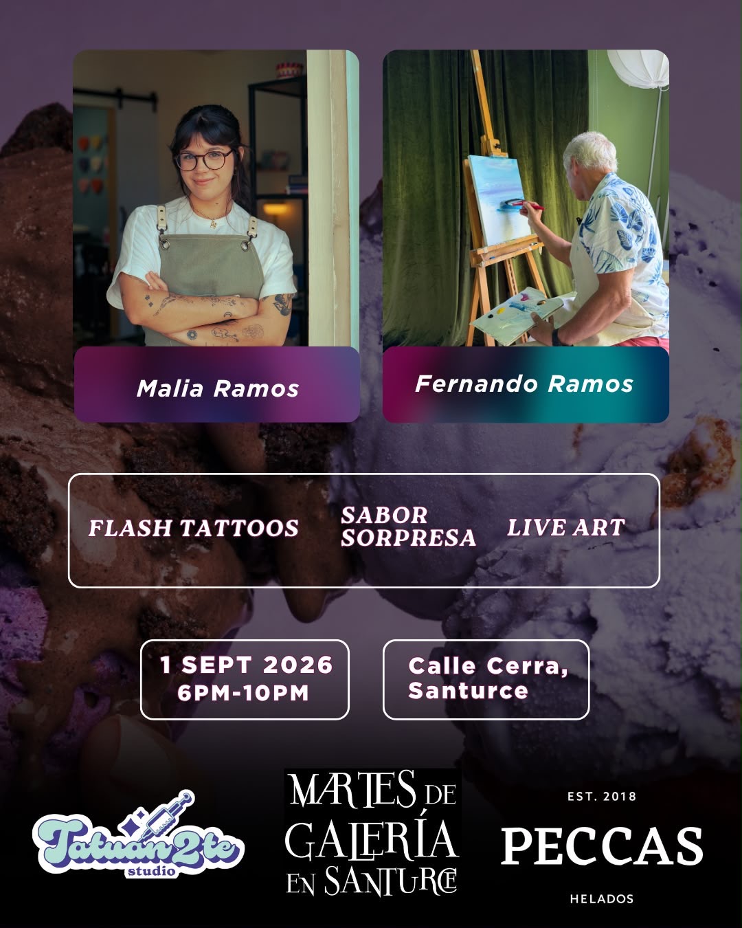 Flash Tattoos, Sabor Sorpresa y Live Art