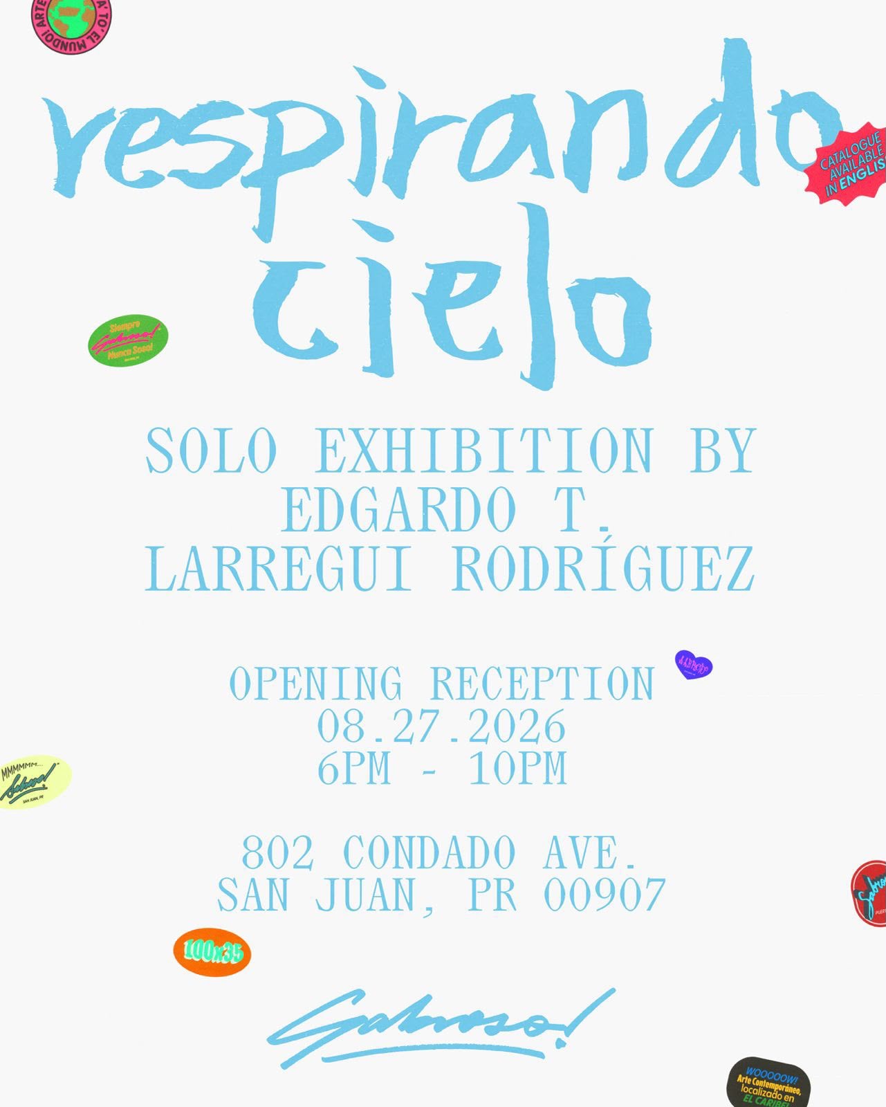 Respirando Cielo — Solo Exhibition