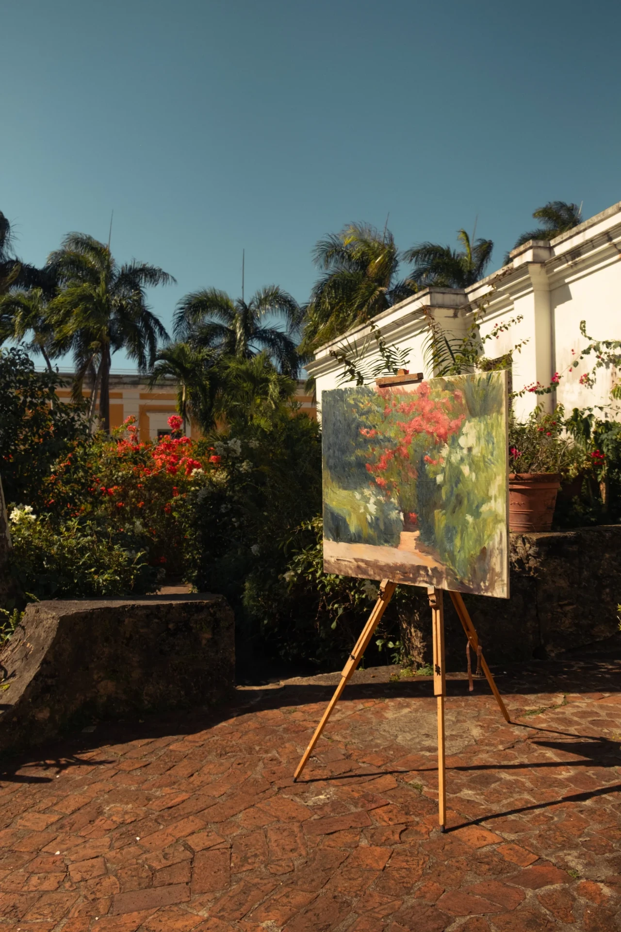 Pintando plein air en el Viejo San Juan — Emmanuel F. Navarro Pizarro